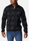 Columbia Sweater Weather II Check Print Half Zip, Black Buffalo