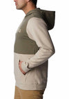 Columbia Men’s Trek Colourblock Hoodie, Ancient Fossil & Green
