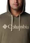 Columbia Men’s Trek Colourblock Hoodie, Ancient Fossil & Green