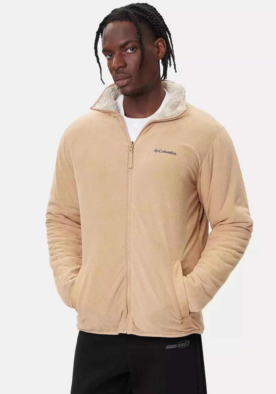 Columbia Winter Pass™ Reversible Fleece, Beige - McElhinneys