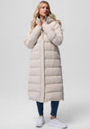 Columbia Womens Amaze Down Long Coat, Cream