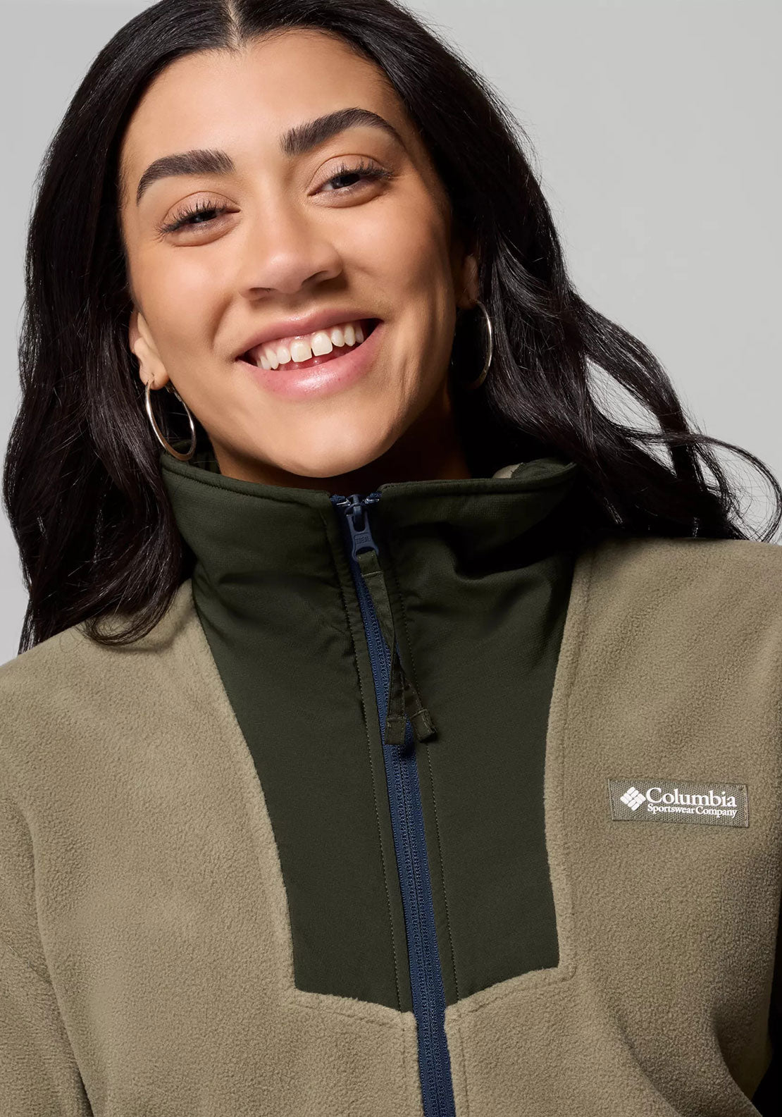 Columbia Womens Sequoia Grove™ Half Zip Fleece, Green