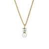 Dyrberg Kern Colume Pearl Necklace, Gold