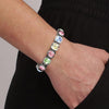 Dyrberg/Kern Conian Bracelet, Pastel & Silver