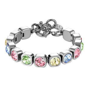 Dyrberg/Kern Conian Bracelet, Pastel & Silver