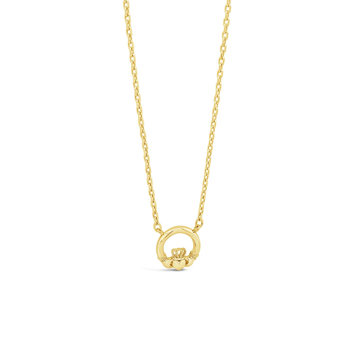 Seala 8mm Claddagh Necklace, Gold