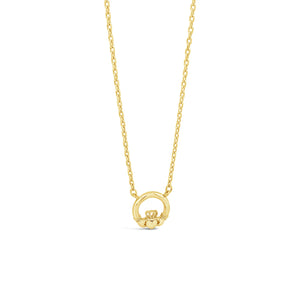 Seala 8mm Claddagh Necklace, Gold