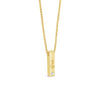 Seala Grá Bar Pendant Necklace, Gold