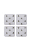 CTCB COASTER SET OF 4 BEE