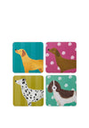 CTCB COASTER SET OF 4 DOGS