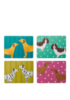 Creative Tops Dogs Print Medium Placemats, Set of 4
