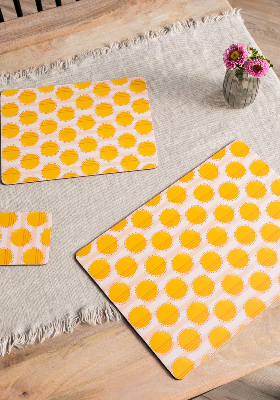 CTCB PLACEMAT SET OF 4 SPOT PRINT LARGE
