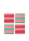 CTCB COASTER SET OF 4 STRIPES