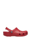 Crocs Womens Classic Clogs, Red