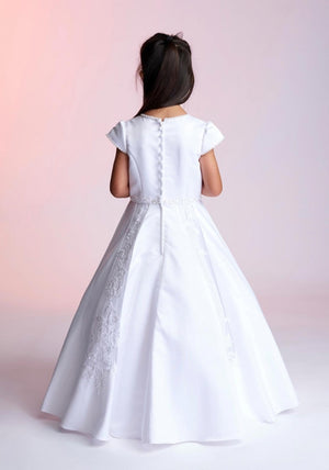 Poinsettia 5253 Communion Dress, White