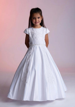 Poinsettia 5253 Communion Dress, White