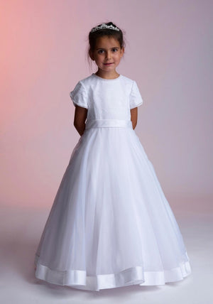 Poinsettia 5259 Willow Communion Dress, White