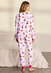Chelsea Peers Fairytale Dog Print Pyjama Set, Pink