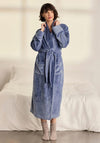 Chelsea Peers Fleece Dressing Gown, Blue