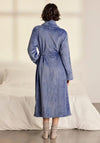 Chelsea Peers Fleece Dressing Gown, Blue