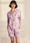 Chelsea Peers Giraffe Cloudhopper Short Pyjama Set, Pink