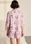 Chelsea Peers Giraffe Cloudhopper Short Pyjama Set, Pink