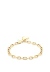 Calvin Klein Womens Heart Charm Bracelet, Gold