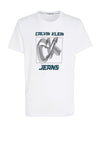 Calvin Klein Jeans Graphic Logo T-Shirt, Bright White