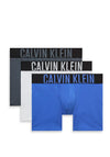 Calvin Klein 3 Pack Intense Power Boxer Briefs, Blue Multi