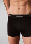 Calvin Klein Icon Cotton Stretch 3 Pack Relaxed Fit Trunks, Black Multi