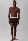Calvin Klein Icon 3 Pack Cotton Stretch Metallic Boxer Briefs, Black Multi