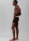 Calvin Klein Icon 3 Pack Cotton Stretch Metallic Boxer Briefs, Black Multi