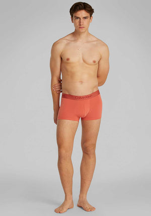 Calvin Klein 3 Pack Ultra Soft Modal Trunks, Blue Multi