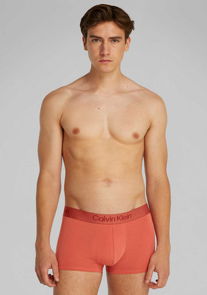 Calvin Klein 3 Pack Ultra Soft Modal Trunks, Blue Multi