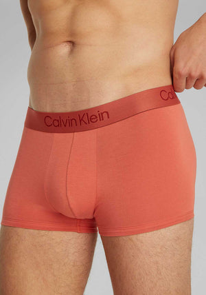 Calvin Klein 3 Pack Ultra Soft Modal Trunks, Blue Multi