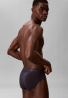 Calvin Klein CK Black 3 Pack Hip Briefs, Blue Multi
