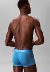 Calvin Klein CK Black 3 Pack Low Rise Trunks, Blue Multi