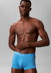 Calvin Klein CK Black 3 Pack Low Rise Trunks, Blue Multi