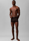 Calvin Klein Icon Cotton Stretch 3 Pack Relaxed Dart Trunks, Black Multi