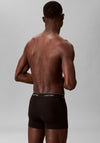 Calvin Klein Icon Cotton Stretch 3 Pack Relaxed Dart Trunks, Black Multi