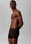 Calvin Klein Icon Cotton Stretch 3 Pack Relaxed Dart Trunks, Black Multi
