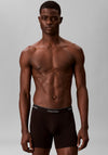Calvin Klein Icon Cotton Stretch 3 Pack Boxer Briefs, Black Multi