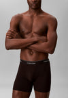 Calvin Klein Icon Cotton Stretch 3 Pack Boxer Briefs, Black Multi