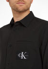 Calvin Klein Jeans Mens Textured Shirt, CK Black