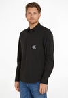 Calvin Klein Jeans Mens Textured Shirt, CK Black