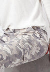 Monari Camouflage Slim Leg Trousers, Beige
