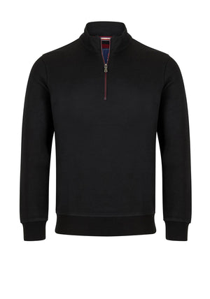 Andre Canada Quarter Zip Sweatshirt, Black