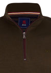 Andre Canada Quarter Zip Sweatshirt, Olive Green