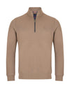 Andre Canada Quarter Zip Sweatshirt, Tan