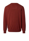 Casa Moda V Neck Sweater, Rust